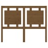 Tête de lit Marron miel 125,5x4x100 cm Bois massif de pin 632380632380