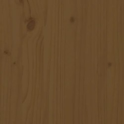 Tête de lit Marron miel 125,5x4x100 cm Bois massif de pin 632380632380