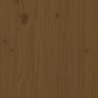 Tête de lit Marron miel 125,5x4x100 cm Bois massif de pin 632380632380