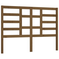 Tête de lit Marron miel 126x4x104 cm Bois massif de pin 632381632381