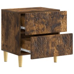 Table de chevet 2 pcs Chêne fumé 43 x 34,5 x 48 cm 632382632382