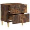 Table de chevet 2 pcs Chêne fumé 43 x 34,5 x 48 cm 632382632382