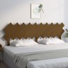 Tête de lit Marron miel 196x3x80,5 cm Bois massif de pin 632383632383