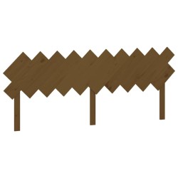 Tête de lit Marron miel 196x3x80,5 cm Bois massif de pin 632383632383