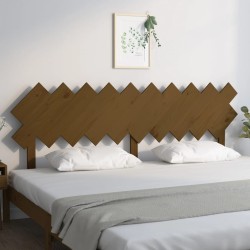 Tête de lit Marron miel 196x3x80,5 cm Bois massif de pin 632383632383
