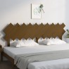 Tête de lit Marron miel 196x3x80,5 cm Bois massif de pin 632383632383