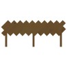 Tête de lit Marron miel 196x3x80,5 cm Bois massif de pin 632383632383