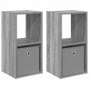 Table de chevet 2 pcs Gris Sonoma 30,5 x 27 x 59,5 cm 632385632385