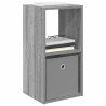 Table de chevet 2 pcs Gris Sonoma 30,5 x 27 x 59,5 cm 632385632385
