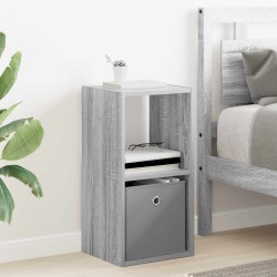 Table de chevet 2 pcs Gris Sonoma 30,5 x 27 x 59,5 cm 632385632385