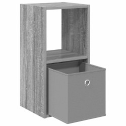 Table de chevet 2 pcs Gris Sonoma 30,5 x 27 x 59,5 cm 632385632385