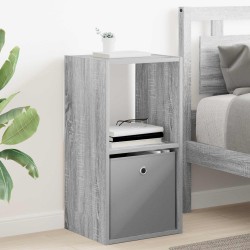 Table de chevet 2 pcs Gris Sonoma 35 x 32 x 68,5 cm 632386632386