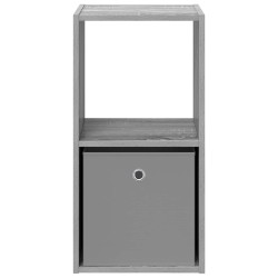 Table de chevet 2 pcs Gris Sonoma 35 x 32 x 68,5 cm 632386632386