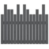 Tête de lit murale Gris 95,5x3x80 cm Bois massif de pin 632390632390