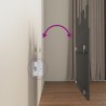 Tête de lit murale Gris 95,5x3x80 cm Bois massif de pin 632390632390