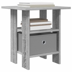 Table de chevet avec tiroir 2 pcs Gris Sonoma 41 x 40 x 45 cm 632395632395