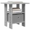 Table de chevet avec tiroir 2 pcs Gris Sonoma 41 x 40 x 45 cm 632395632395