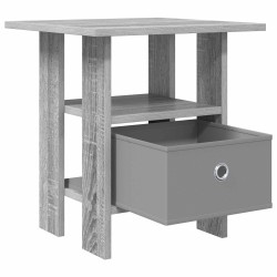 Table de chevet avec tiroir 2 pcs Gris Sonoma 41 x 40 x 45 cm 632395632395