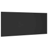 Tête de lit Noir 200x1,5x80 cm Bois d'ingénierie 632396632396