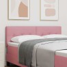Tête de lit LED avec bandes LED Rose 144 cm Velours 632399632399