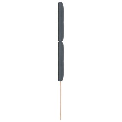 Tête de lit LED avec bandes LED Gris 80 cm Velours 632400632400
