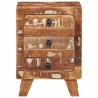 Table de chevet 2 pcs 37x32x50 cm bois massif de récupération 632401632401