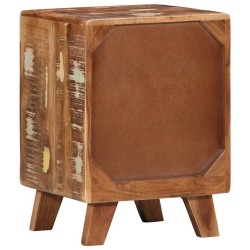Table de chevet 2 pcs 37x32x50 cm bois massif de récupération 632401632401