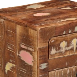 Table de chevet 2 pcs 37x32x50 cm bois massif de récupération 632401632401