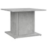 Table basse gris béton 55,5x55,5x40 cm bois d'ingénierie 632402632402