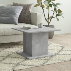 Table basse gris béton 55,5x55,5x40 cm bois d'ingénierie 632402632402