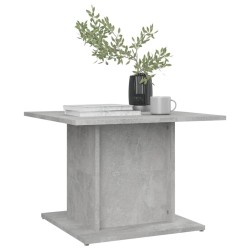 Table basse gris béton 55,5x55,5x40 cm bois d'ingénierie 632402632402