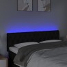 Tête de lit à LED Noir 160x7x78/88 cm Tissu 632405632405