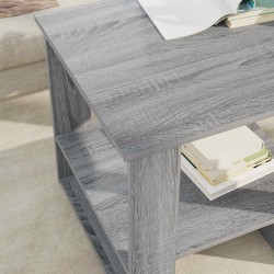 Table basse Gris Sonoma 51 x 50 x 50 cm Bois d'ingénierie 632407632407