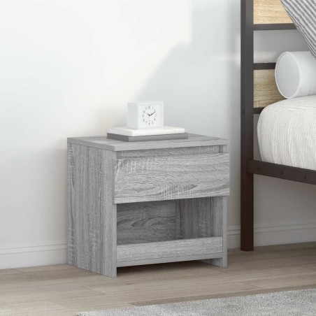 Tables de chevet 2 pcs Sonoma gris 40x30x39cm Bois d'ingénierie 632408632408