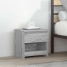 Tables de chevet 2 pcs Sonoma gris 40x30x39cm Bois d'ingénierie 632408632408