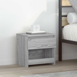 Tables de chevet 2 pcs Sonoma gris 40x30x39cm Bois d'ingénierie 632408632408