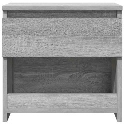 Tables de chevet 2 pcs Sonoma gris 40x30x39cm Bois d'ingénierie 632408632408