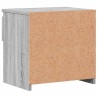 Tables de chevet 2 pcs Sonoma gris 40x30x39cm Bois d'ingénierie 632408632408
