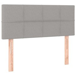 Tête de lit à LED Gris clair 90x5x78/88 cm Tissu 632410632410