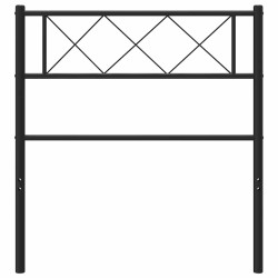 Tête de lit de remplacement métal noir 90 cm 632411632411