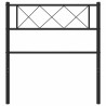 Tête de lit de remplacement métal noir 90 cm 632411632411