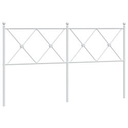 Tête de lit de remplacement métal blanc 160 cm 632412632412
