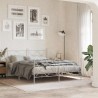 Tête de lit de remplacement métal blanc 160 cm 632412632412