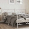 Tête de lit de remplacement métal blanc 180 cm 632416632416