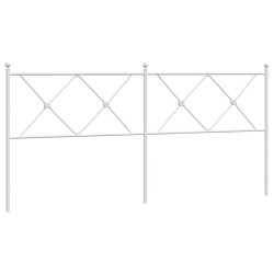 Tête de lit de remplacement métal blanc 180 cm 632416632416