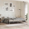 Tête de lit de remplacement métal blanc 180 cm 632416632416
