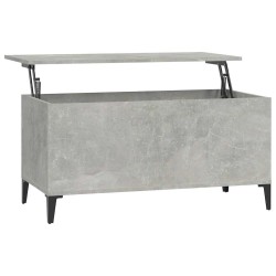 Table basse Gris béton 90x44,5x45 cm Bois d'ingénierie 632417632417