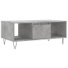 Table basse Gris béton 90x50x36,5 cm Bois d'ingénierie 632419632419
