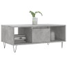 Table basse Gris béton 90x50x36,5 cm Bois d'ingénierie 632419632419