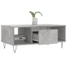 Table basse Gris béton 90x50x36,5 cm Bois d'ingénierie 632419632419